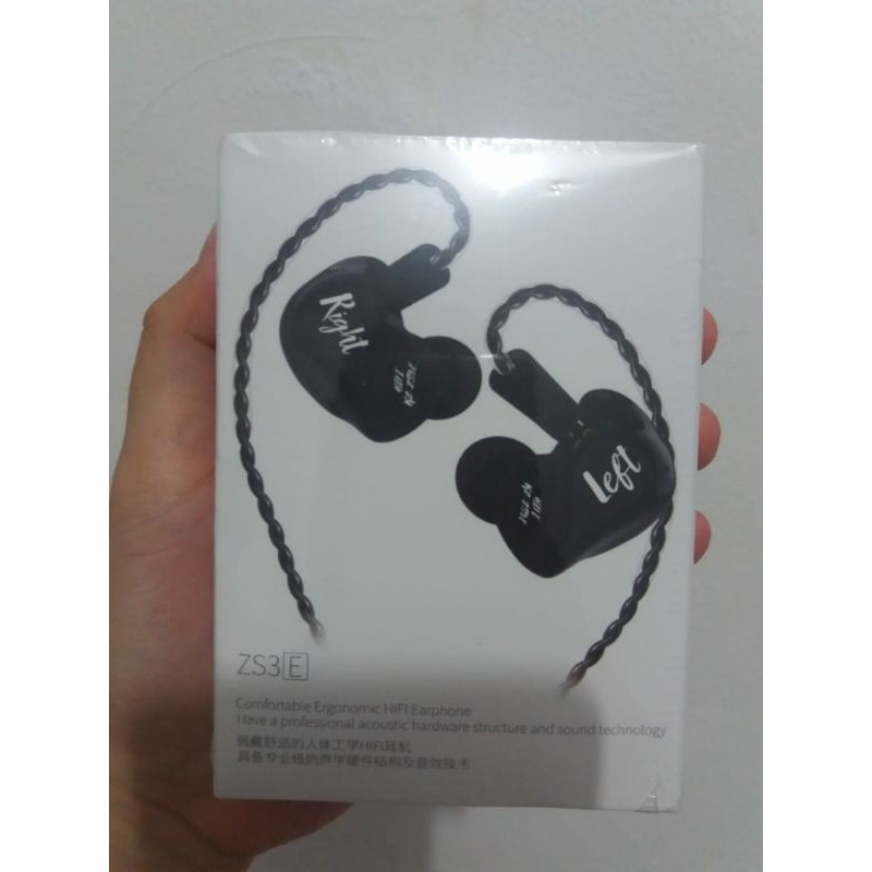 Earphone KZ ZS3e Black Original