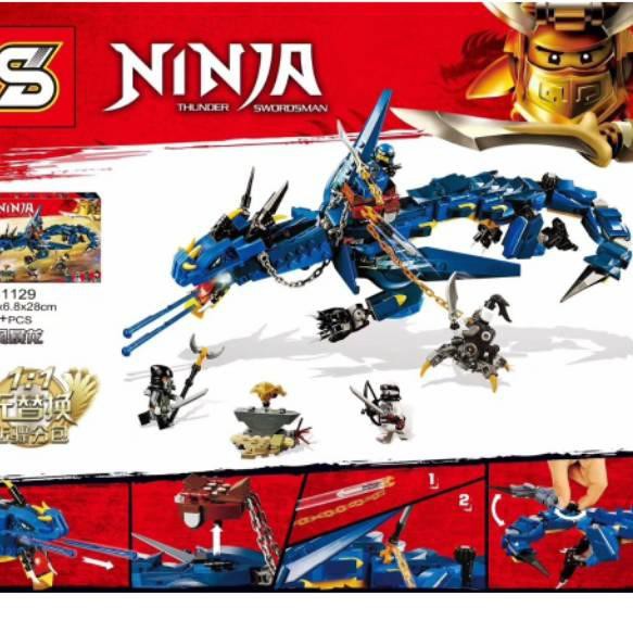 lego ninjago blue dragon