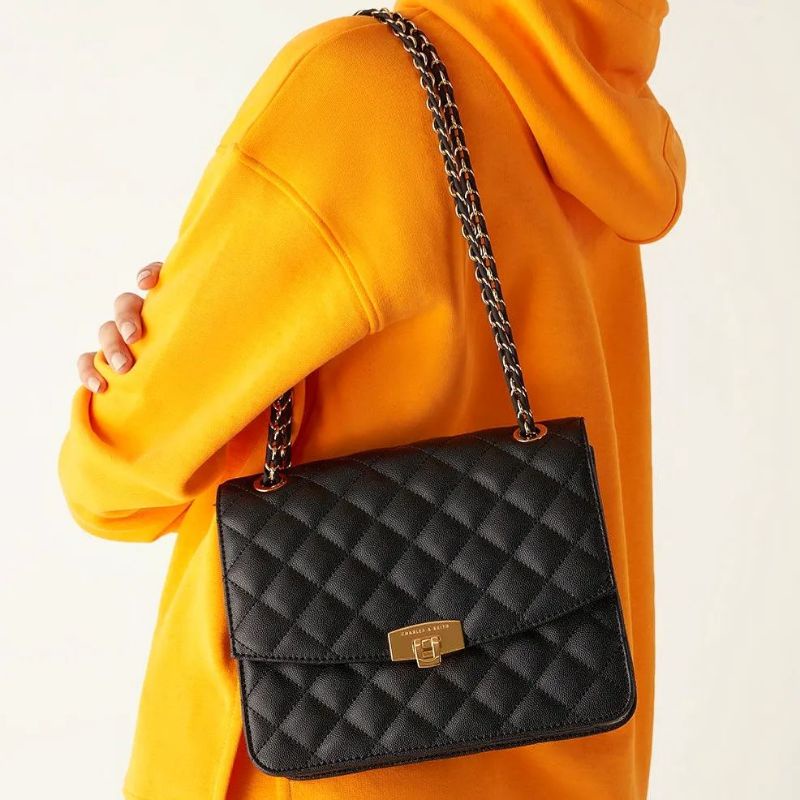 9.9 SALE | CK Quilted Push Lock Bag