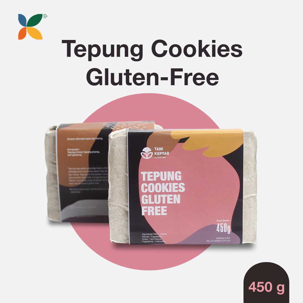 

Tepung Cookies Gluten Free Tani Kepyar 450gr | Tepung Serbaguna