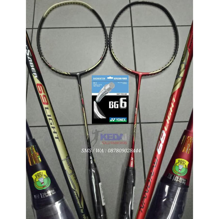 Raket Yonex Nanoray 68 Light / Yonex Arcsaber 69 Light Rudy Hartono