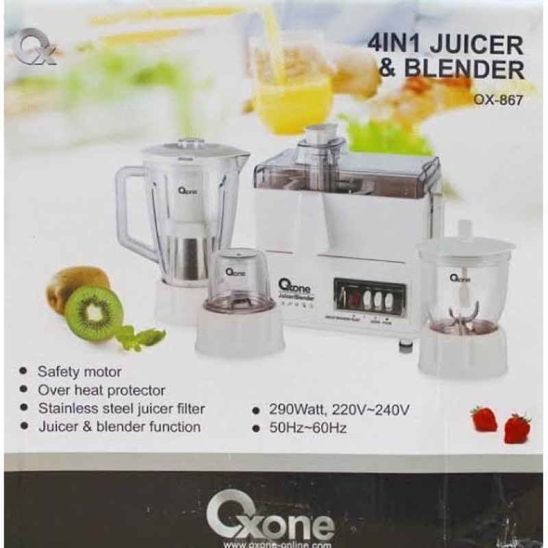 OXONE Juicer &amp; Blender 4 in 1 OX-867