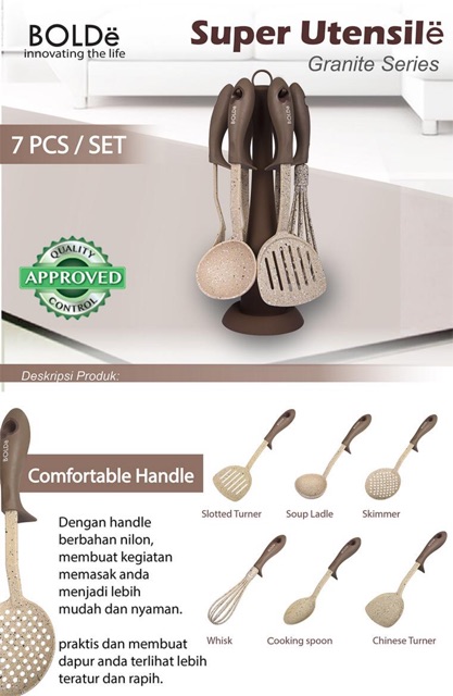 Spatula set 7 Pcs Original BOLDe