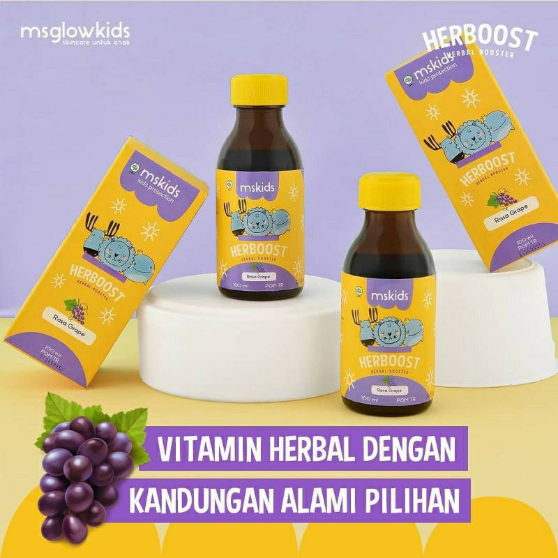 HERBOOST VITAMIN ANAK / MSKIDS HERBAL BOOSTER