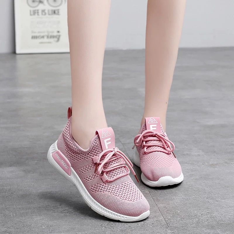 SEPATU SNEAKERS WANITA SANTAI SPORT SUPER BOUNCE SEPATU SNEAKER CEWEK SEPATU OLAHRAGA CEWE IMPORT-3