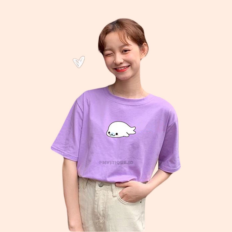 MYSTIQUE.ID - BAJU KAOS ANJING LAUT LUCU DAN AESTHETIC