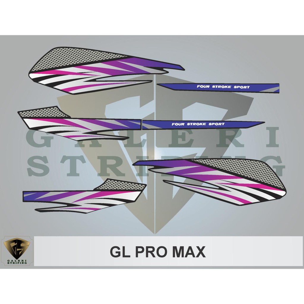striping stiker decal gl pro 200
