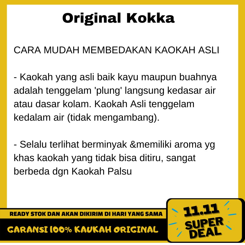 (COD) Gelang Kayu Kaukah Bulat Bandul Terompah Asli Kayu Kaoka Kaokah Kauka Kokkah By Kokka Official