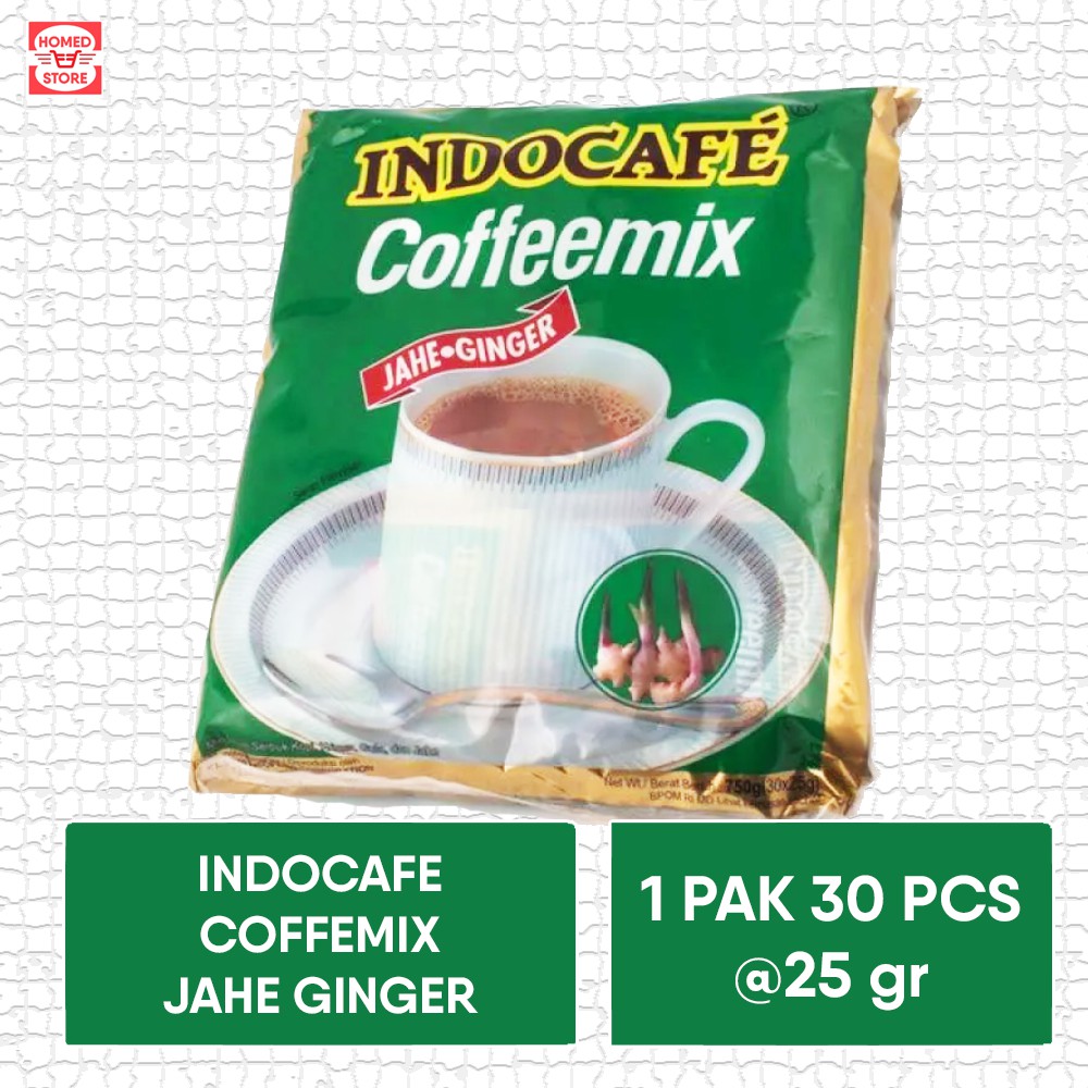 

Indocafe Coffemix Rasa Jahe Ginger 1 Pak Isi 30 Pcs TERMURAH