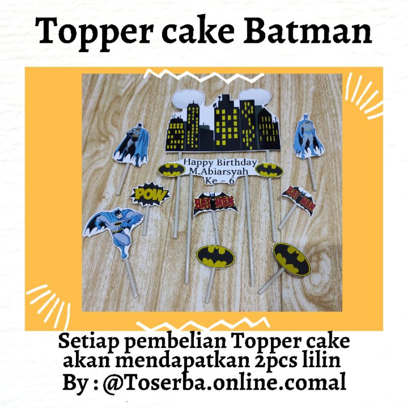 topper cake batman