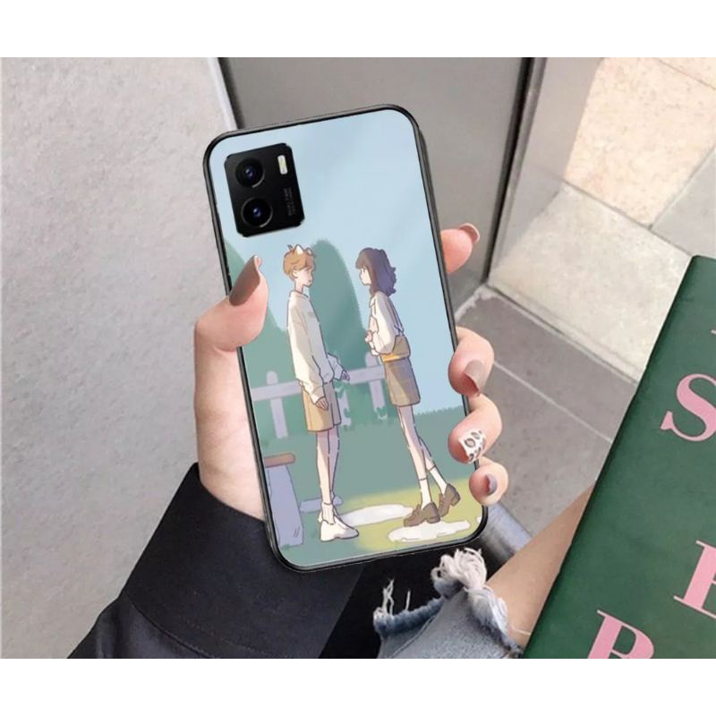 Athan Case Custom Vivo Y15s Fashion Aesthetic Animasi Couple Art Style series