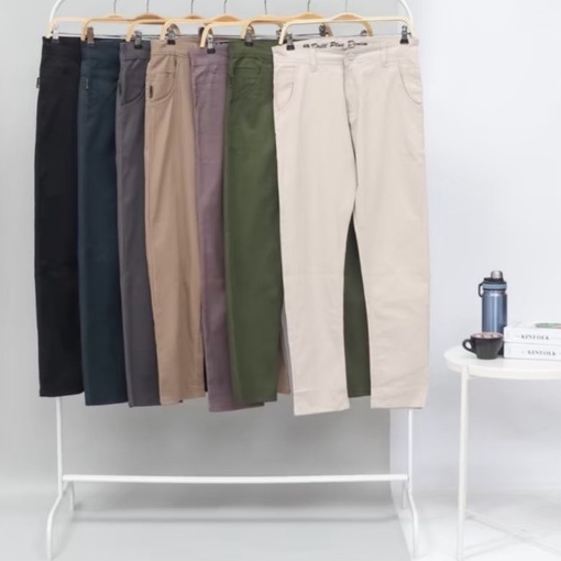 CELANA CHINO PANJANG PRIA DEWASA SLIMFIT STRECH  CELANA CHINO KERJA