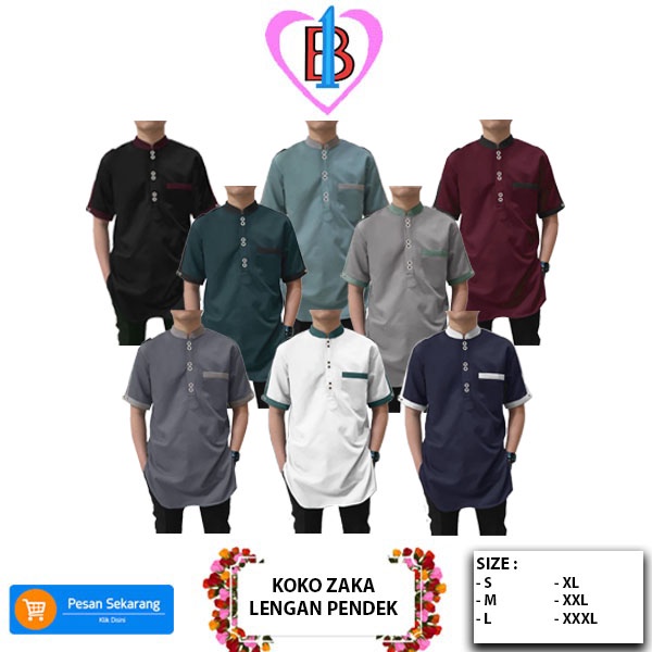 KOKO ZAKA Lengan Pendek Jumbo-Toyobo B1-Love 56349-58488-60470-62314-64158-66179 S,M,L,XL,XXL,XXXL