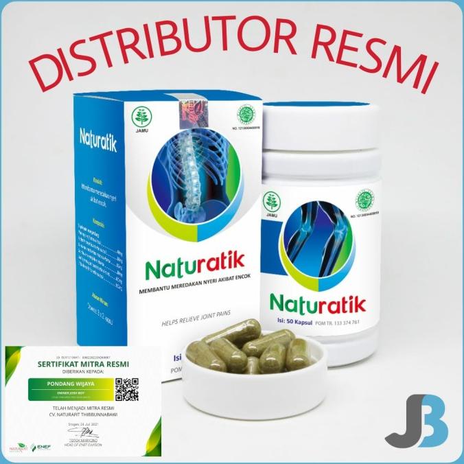 Naturatik NATURAFIT HERBAL Obat Nyeri Sendi Asam Urat Rheumatik Encok