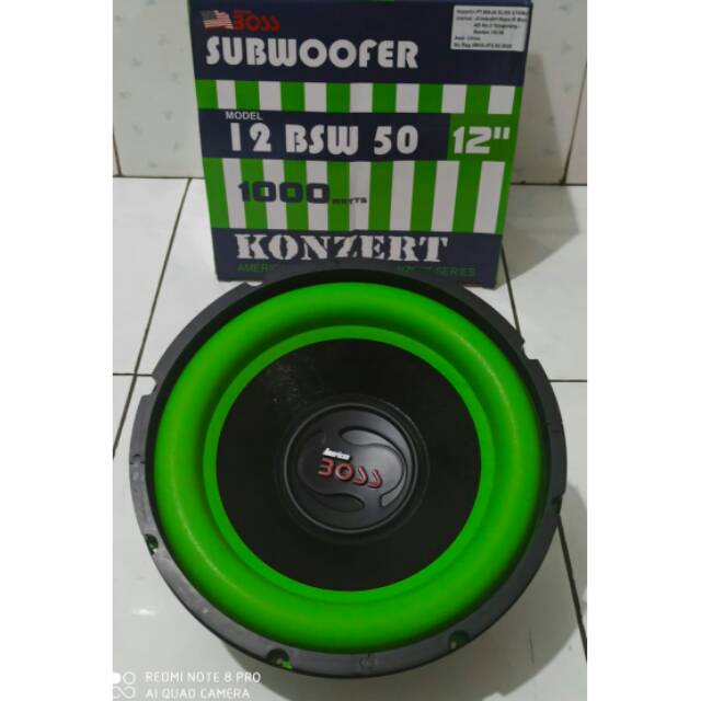 Speaker mobil 12inch American boss 12BSW50