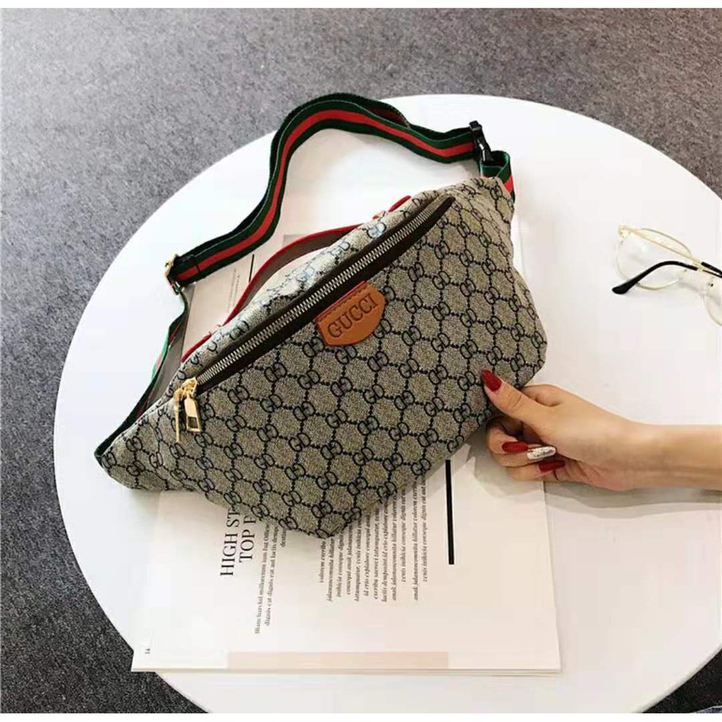 BUY 3 WAISTBAG GUCCI IMPORT FREE TRANSPARANT BAG