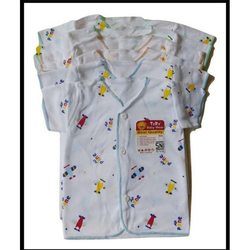 baju bayi merk Tara putih dan warna  0/3 SL.Pdk.pjng/pcs