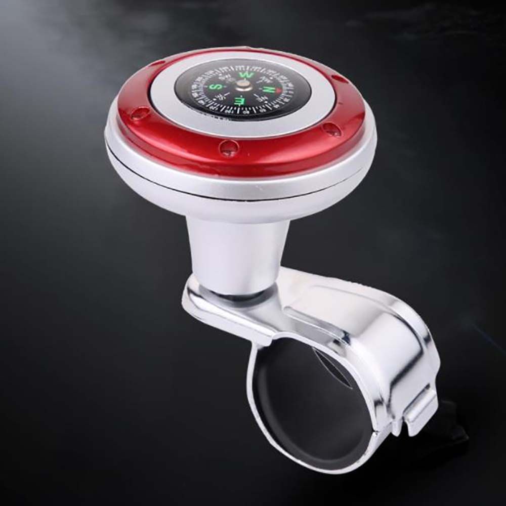 Quinton Knob Spinner Booster Setir Mobil Universal Rotasi 360 Derajat Bahan Plastik Tahan Lama Dengan Kompas Power Handle