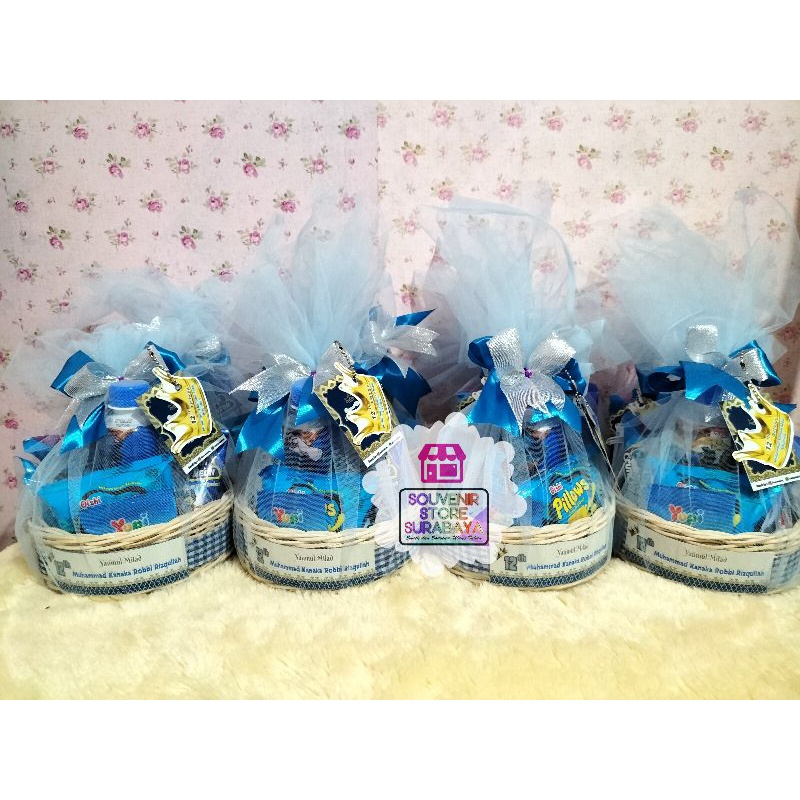 Hampers Snack Ultah / Paket rotan / Parcel Ultah / Hampers baby born/ Rotan Snack/ Snack Ultah Murah