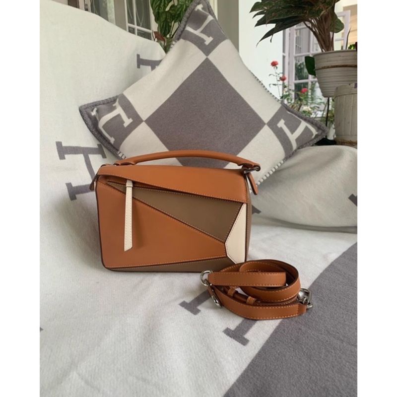 Handbag kulit Asli Loewe Barllet tas Barlet
