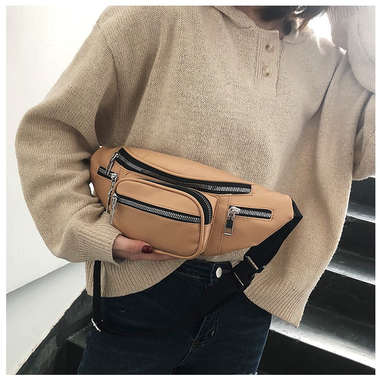 Grosir - T339 Tas Waistbag Unisex / Tas Wanita &amp; Pria / Slingbag / TasSlempang Unisex / Import Batam