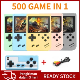 Gameboy retro game console klasik 500 game mendukung perdebatan ganda