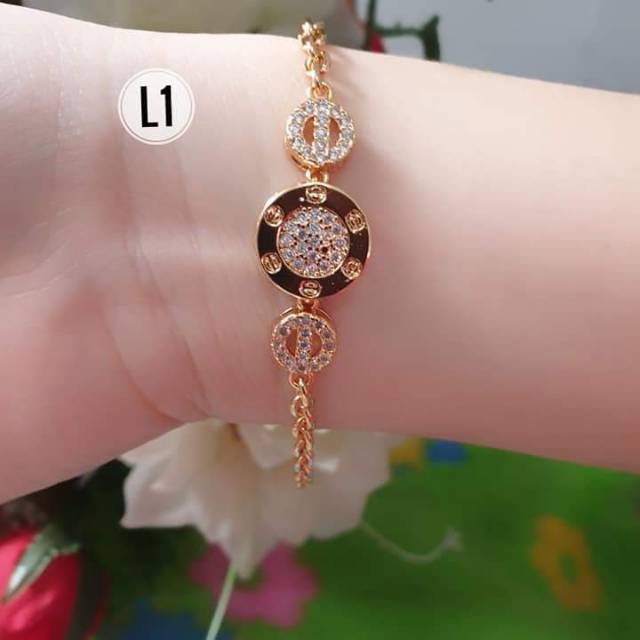 Gelang rantai gold wanita