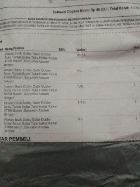 Batik Dolby Dolbi Dobby Doby Tenun Sutra Tulis Katun Atbm Baron Atasan Batik Wanita Sogan Srg308 Den