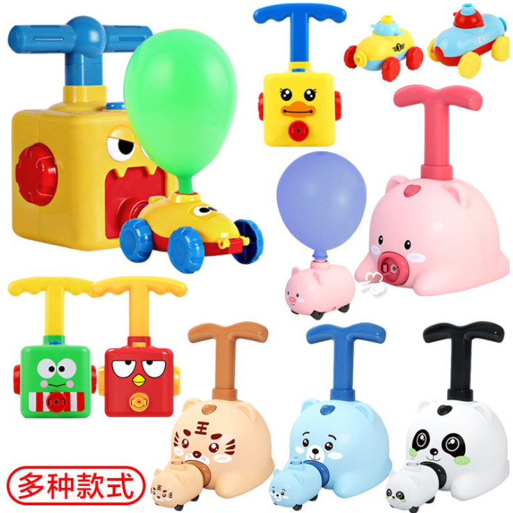 J3 - Mainan Pompa Balon Tiup Mini Bahan Plastik motif jamur toy ballon