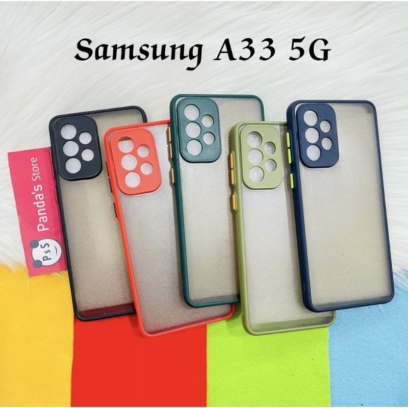 Case Samsung A33 5G My choice Original + Ring Kamera / Pelindung Kamera (PsS)