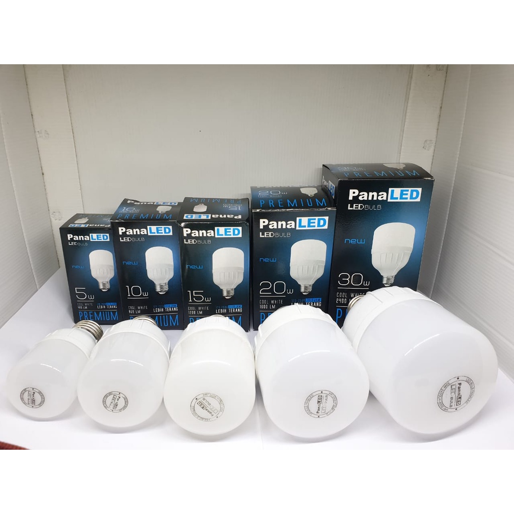 PANALED PREMIUM Lampu LED Capsule Bohlam 5 Watt/10 Watt/15 Watt/20 Watt/30 Watt/ 40 Watt Cool White