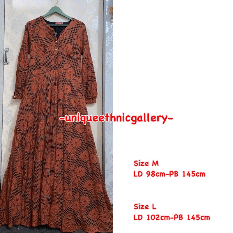 dress brukat Zerina Banu