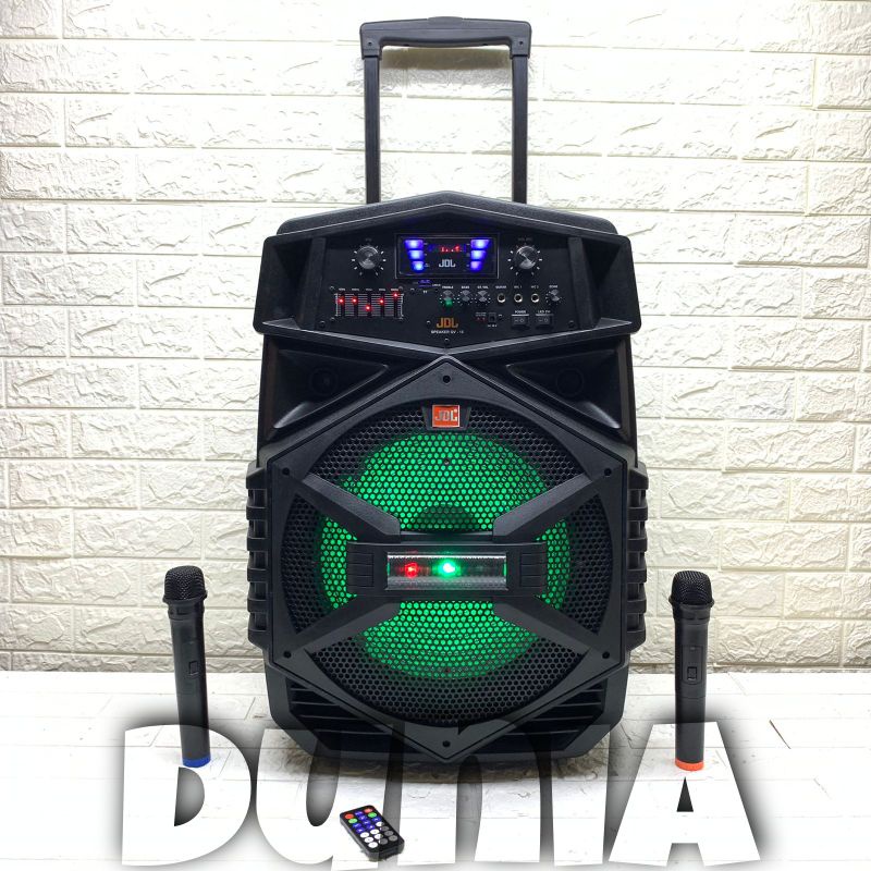 Speaker Portable Wireless JDL QV 15 Original 15 inch Bluetooth - USB