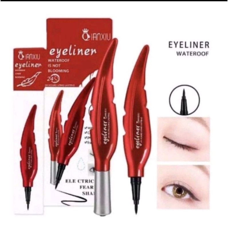 Eyeliner Daun QianXiu Original  Waterproof