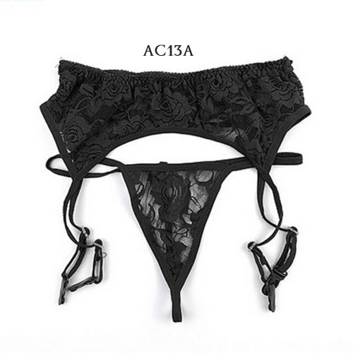 [PRODUK TERMURAH] SUSPENDER GARTER BELT AKSESOSRIS SEKSI HITAM AC13A