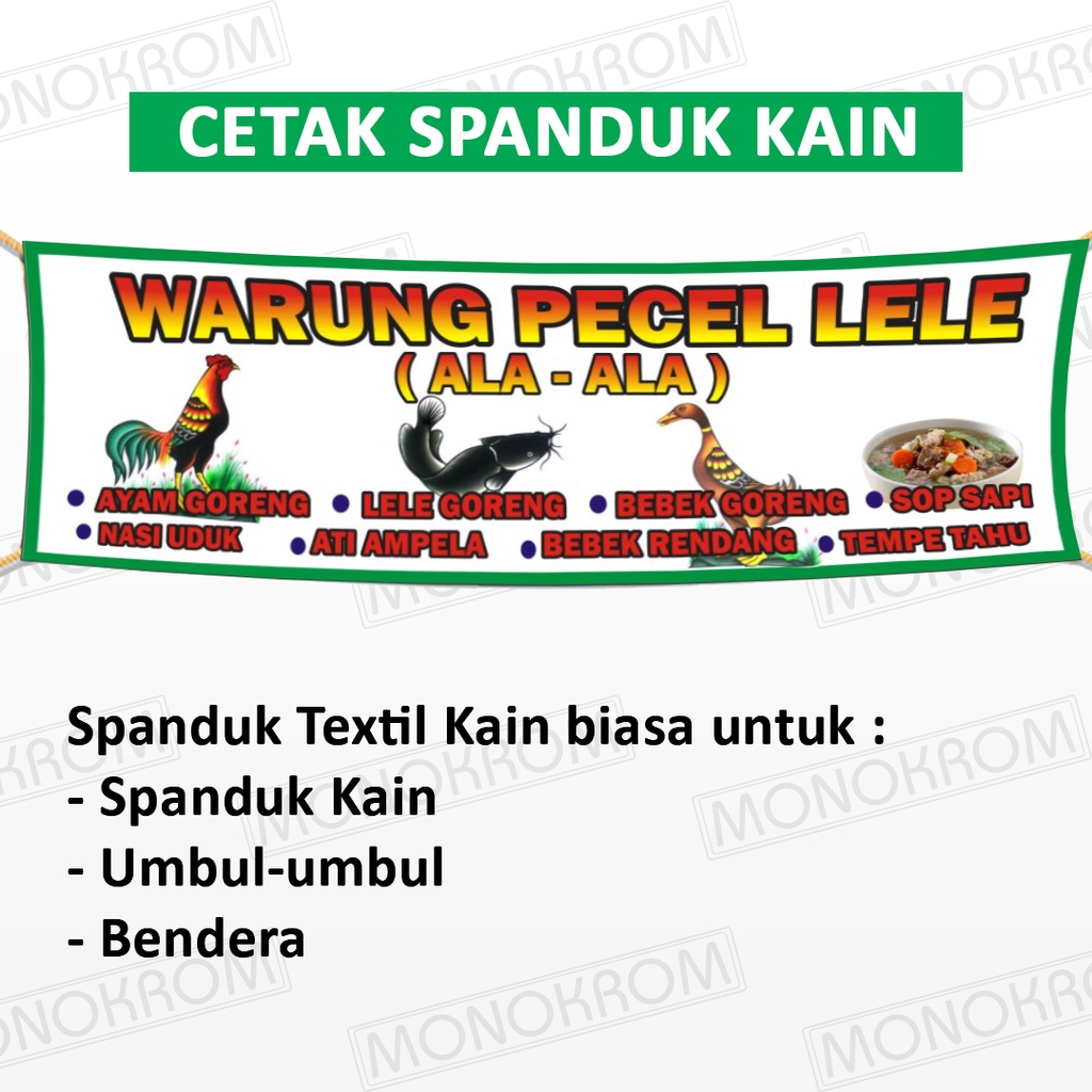 Jual Spanduk / Banner Kain Custom Design | Shopee Indonesia