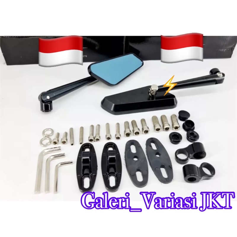 spion circuit spion variasi sirkuit spion sircuit cnc spion circuit UNIVERSAL HARGA SEPASANG KIRI KNAN KOMPLIT BAUT BAUT DAN BREKET BRACKET VERING PNP SEMUA MOTOR