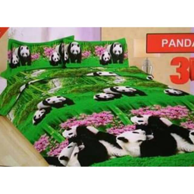 Sprei Bonita Panda 120/160/180x200