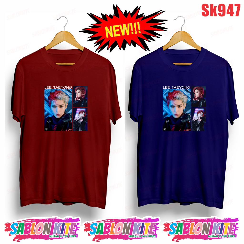 MURAH!!! KAOS LEE TAEYONG NCT SK947 UNISEX COMBED 30S UNISEX