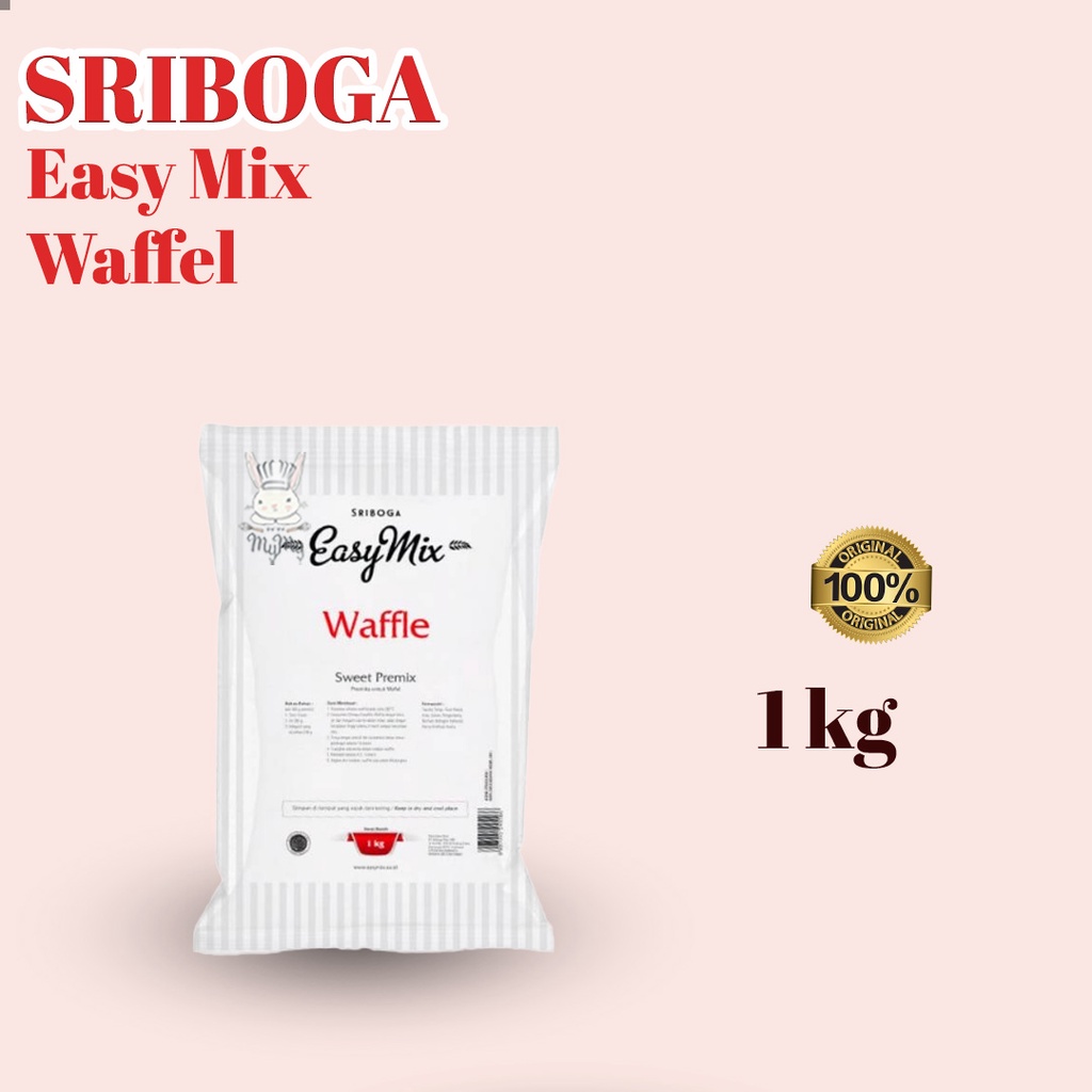 

Tepung Easy Mix Sriboga Waffle 1 kg