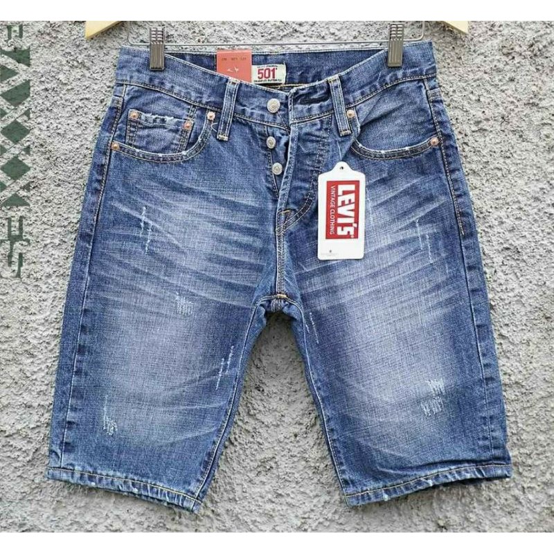501 LEVIS CELANA PENDEK IMPORT KANCING / JEANS PRIA  501 LEVIS