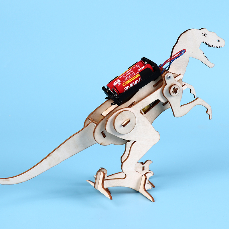 Mainan Edukasi Eksperimen Sains Dinosaurus Elektronik DIY Untuk Anak