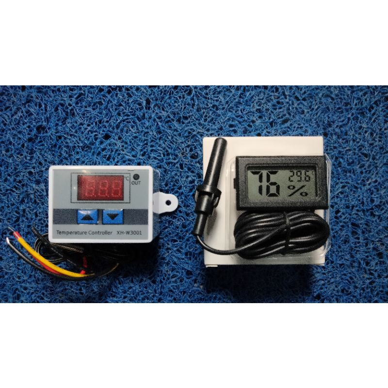 Paket Termostat Digital Penetas Telur Dan Termometer Hygrometer Digital Mesin Tetas