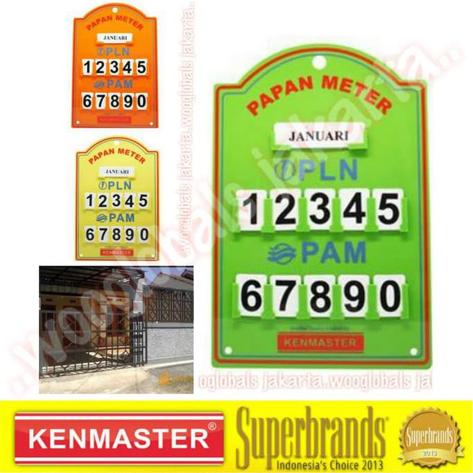 

Hot Item Papan Petunjuk Angka Pln Pam Rumah Serbaguna Waterproof Kenmaster