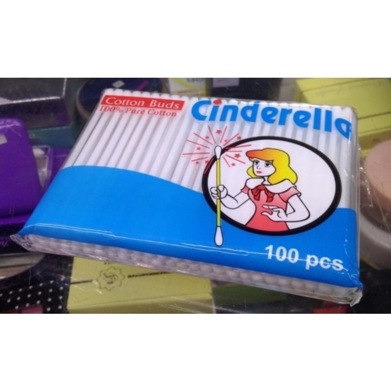 Cotton Bud merk Cinderella isi 100 pcs/ Cotton bud murah/Cutton bud