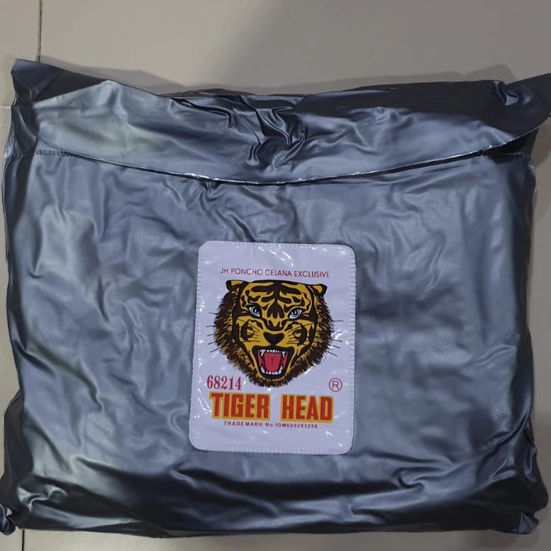 Jas Hujan Poncho Tangan Celana Tiger Head ( ponco celana ) kode 68214