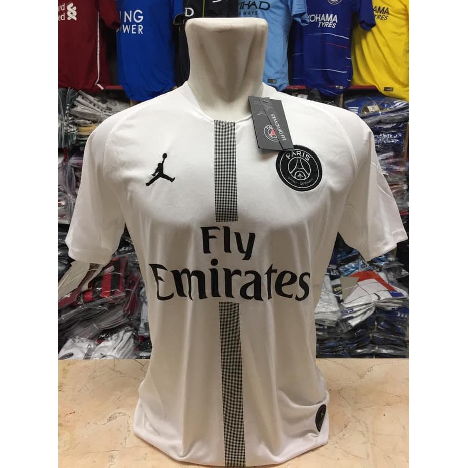 Jersey PSG Jordan WHITE BARU NEW 2018/2019 Grade ori