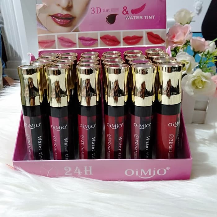 Ready lipcrem dan liptint oimio bpom 3D 2in1