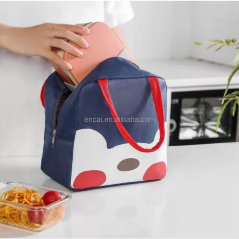 Korean Cartoon Lunch Bag Cooler/ Tas Bekal / Tas Asi / Tas Makanan