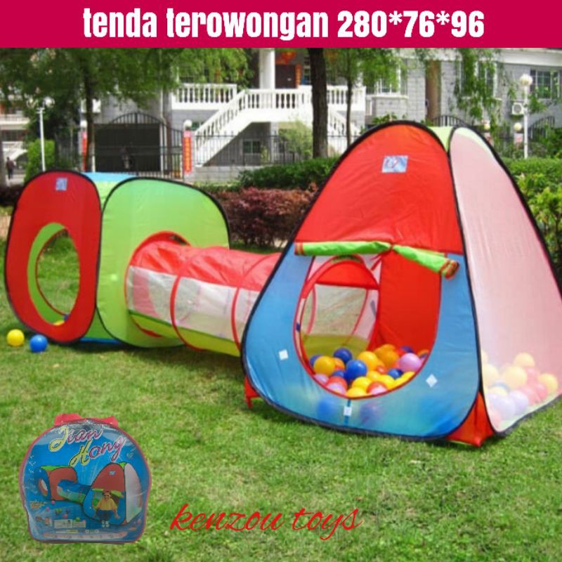 mainan tenda terowongan anak